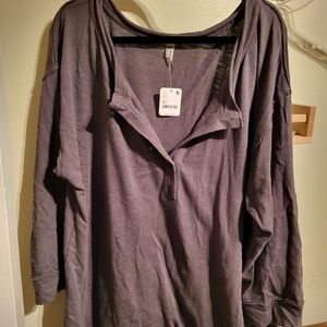 2 PIECE!! FREE PEOPLE - NWT! ORGANIC COTTON LOUNGE SET L Color: Incense